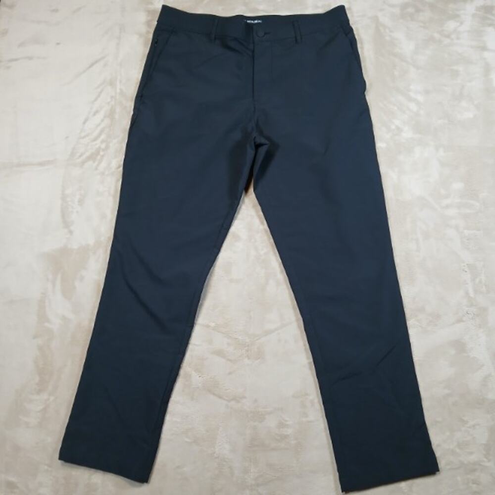 Banana Republic Performance Pants Men’s 34x30 Black Slim Fit Flat Front